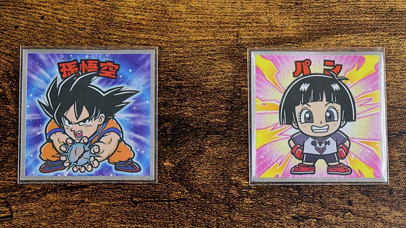 劇場版 ドラゴンボールマンチョコ超　シール　スリーブ