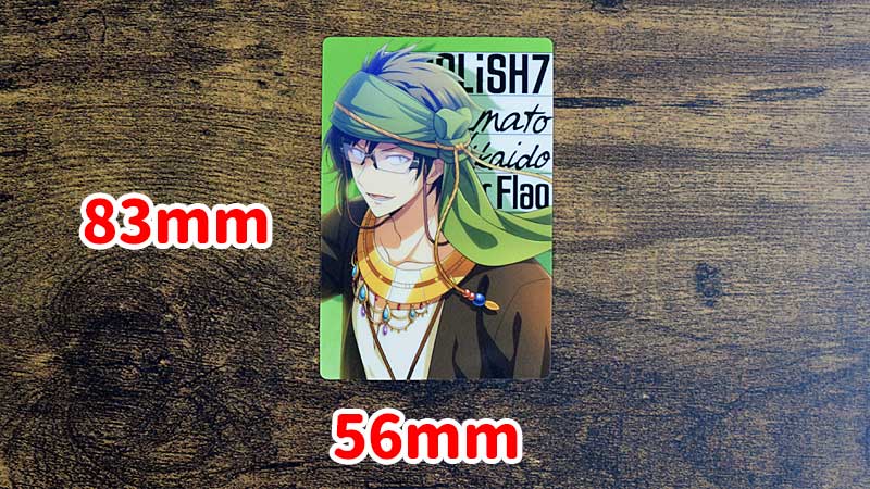 アイドリッシュセブンウエハース18　カード　サイズ