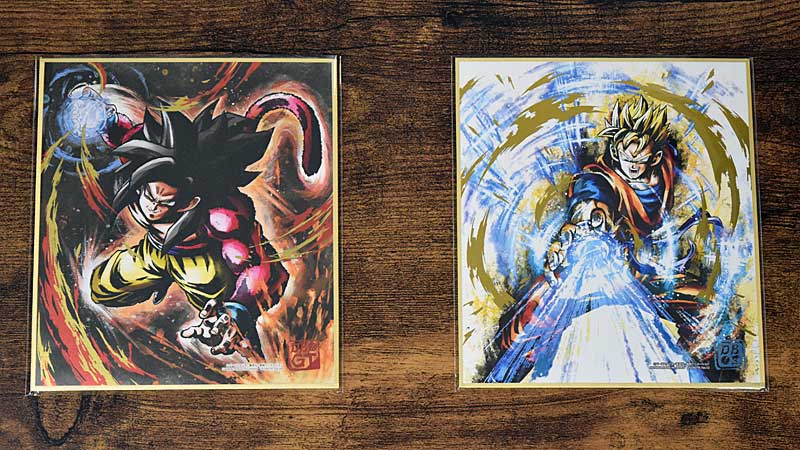 ドラゴンボール 色紙ART RAGING 2　開封結果　当たり　種類