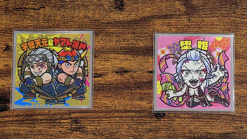 鬼滅の刃マンチョコ遊郭編　シール　スリーブ