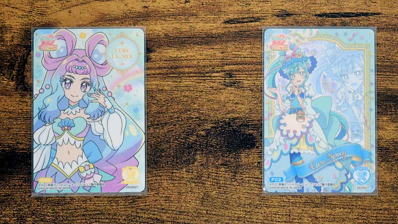 映画デリシャスパーティ・プリキュア 夢みる・お子さまランチ！キラキラカードグミ　スリーブ