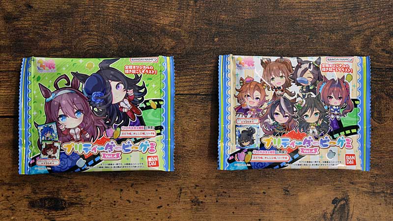 ウマ娘 プリティーダービー プリティーダービーグミ Vol.4　商品　パッケージ　デザイン