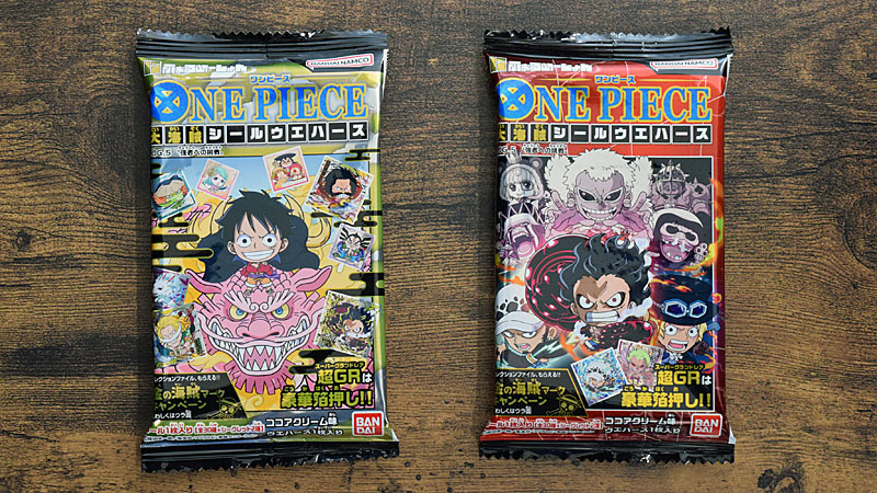 にふぉるめーしょん ワンピース大海賊シールウエハースLOG.5　ONE PIECE　商品　パッケージ　デザイン