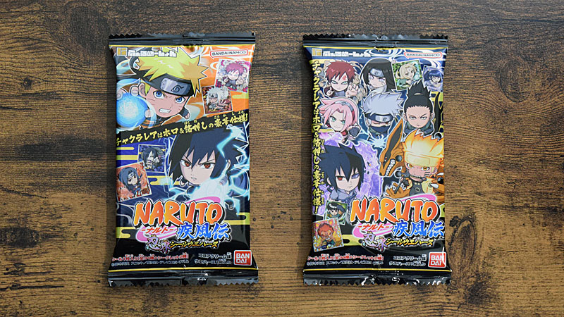 にふぉるめーしょん NARUTO-ナルト- 疾風伝 忍界シールウエハース　商品　パッケージ　デザイン